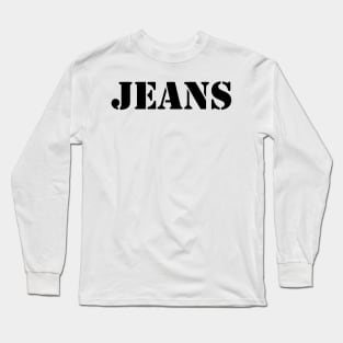 JEANS Long Sleeve T-Shirt